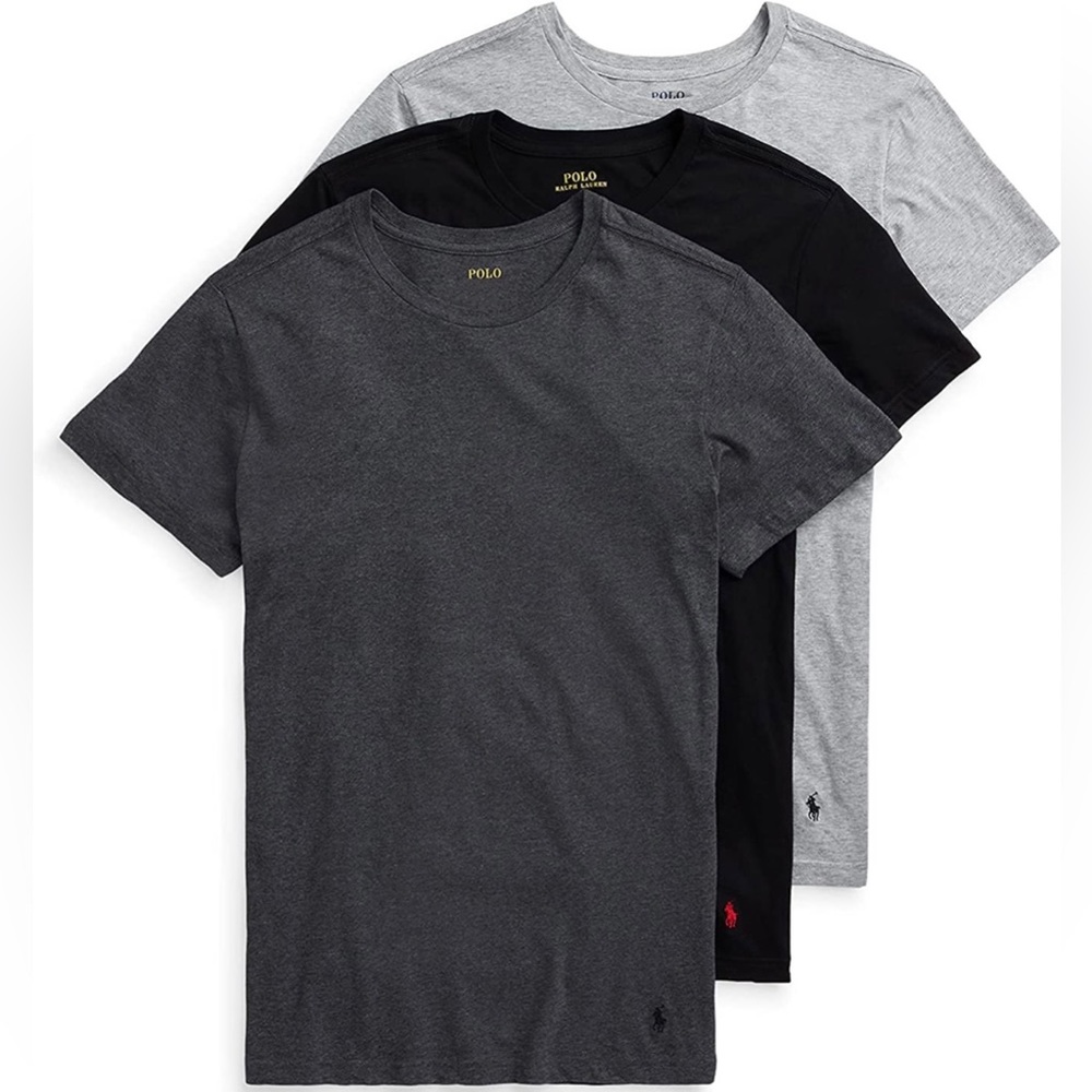 Polo Ralph Lauren Classic Fit Men’s Cotton Crewneck undershirts Size;S 3-Pack